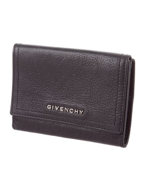 givenchy leather and canvas black woman's wallet in dubai|G.